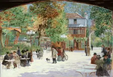 Au Chalet du Château de Madrid, au Bois de Boulogne, c1895. Creator: Louis Abel-Truchet