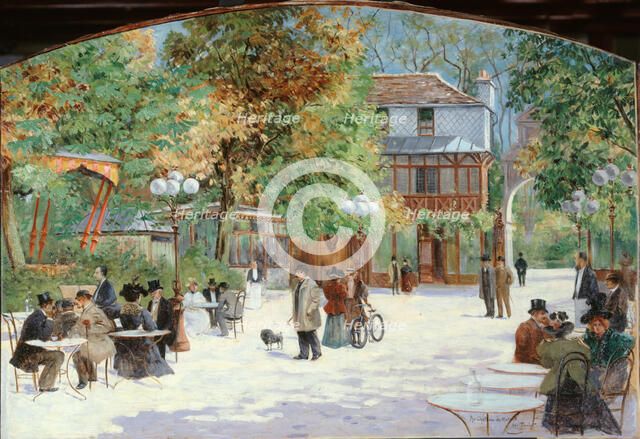 Au Chalet du Château de Madrid, au Bois de Boulogne, c1895. Creator: Louis Abel-Truchet.