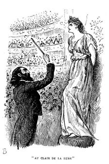 Au Clair de la Lune': the power of hypnosis, 1894. Artist: George du Maurier