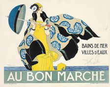 Au Bon Marché , c. 1925. Creator: Vincent, René (1879-1936)