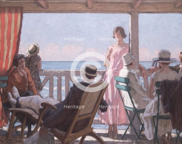 Au bord de la Manche , c. 1924. Creator: Prinet, René François Xavier (1861-1946).