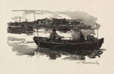 Au bord de la Seine. Creator: Auguste Louis Lepère (French, 1849-1918)