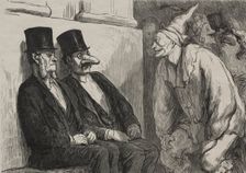 Au bal de lopéra: tu tamuse trop. Creator: Honoré Daumier (French, 1808-1879)