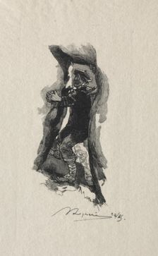 Au defile de Sept-Cavernes. Creator: Auguste Louis Lepère (French, 1849-1918)