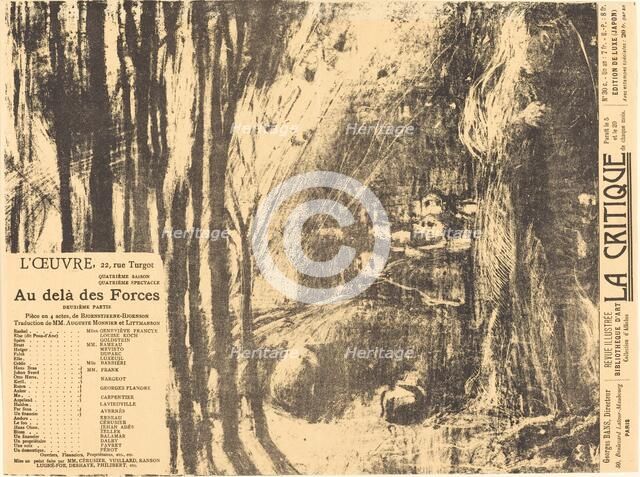 Au-delà des forces humaines, 1897. Creator: Edouard Vuillard.