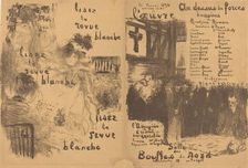 Au dessus des forces humaines; L'Araignée de cristal, 1894. Creator: Edouard Vuillard