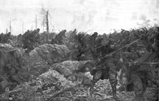 Au fortin de Beausejour; le dernier assaut victorieux de la position, par l'infantererie..., 1915. Creator: Unknown