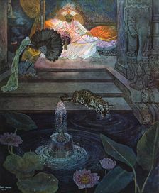 Au Jardin des Gemmes 1924. Artist: Leon Carre