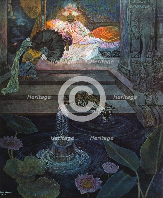 'Au Jardin des Gemmes', 1924. Artist: Leon Carre