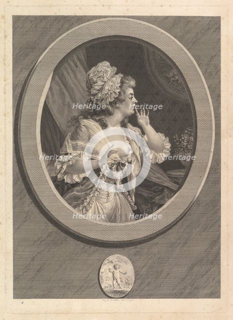 Au Moins Soyez Discret (At Least Be Discreet), 1789. Creator: Augustin de Saint-Aubin.