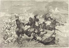 Au Soudan: Bataille d'El-Teb, 1883/1890. Creator: Auguste Lepere