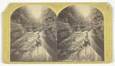 Au Sable Chasm, down from Punch-bowl, 1870/76. Creator: Seneca Ray Stoddard