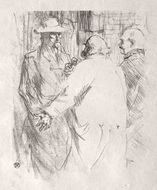 Au pied du Sinaï: Clemenceau à Busk, 1898. Creator: Henri de Toulouse-Lautrec (French, 1864-1901)