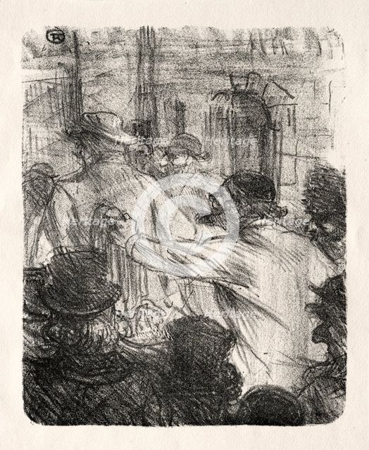 Au pied du Sinaï: La Halle aux Draps, Cracovie, 1898. Creator: Henri de Toulouse-Lautrec (French, 1864-1901).