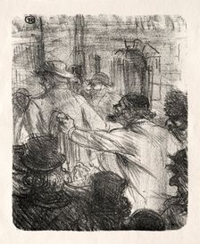 Au pied du Sinaï: La Halle aux Draps, Cracovie, 1898. Creator: Henri de Toulouse-Lautrec (French, 1864-1901)
