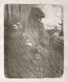 Au pied du Sinaï: La Prière des Juifs Polonais, 1898. Creator: Henri de Toulouse-Lautrec (French, 1864-1901)