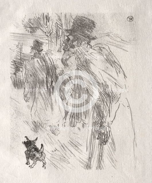 Au pied du Sinaï: Les Juifs Polonais, Carlsbad, 1898. Creator: Henri de Toulouse-Lautrec (French, 1864-1901).