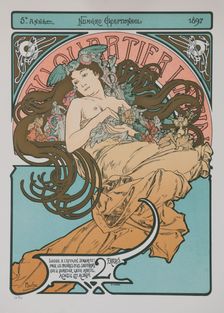 Au Quartier Latin, 1897. Creator: Mucha, Alfons Marie (1860-1939)