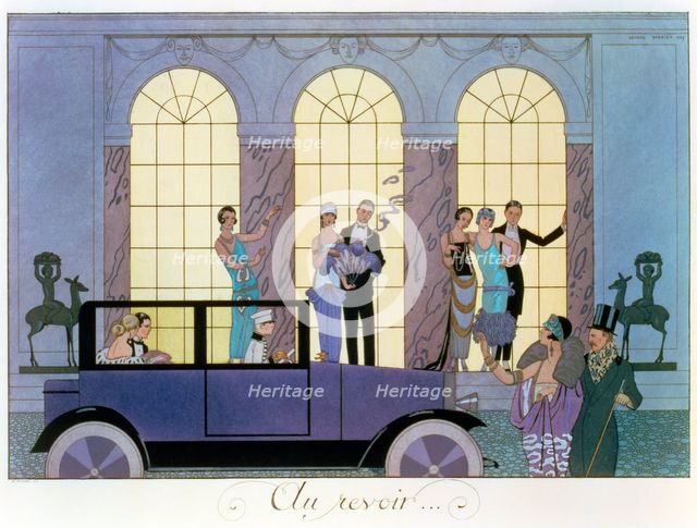 'Au Revoir', 1920. Creator: Henri Reidel.