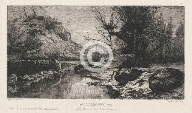 Au Valromey, 1868. Creator: Adolphe Appian.