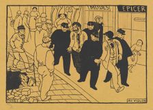 Au Violon (Off to the Jug), 1893. Creator: Félix Vallotton