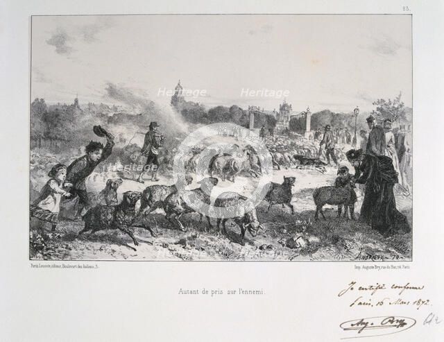 'Autant de pris de l'ennemi', Franco-Prussian War, 1870 (1872). Artist: Auguste Bry