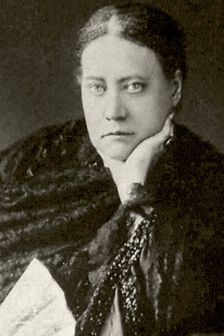 Author and founder of Theosophy Helena Blavatsky (1831-1891), 1860s