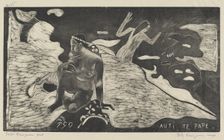 Auti te Pape (Women at the River), 1894/1895. Creator: Paul Gauguin
