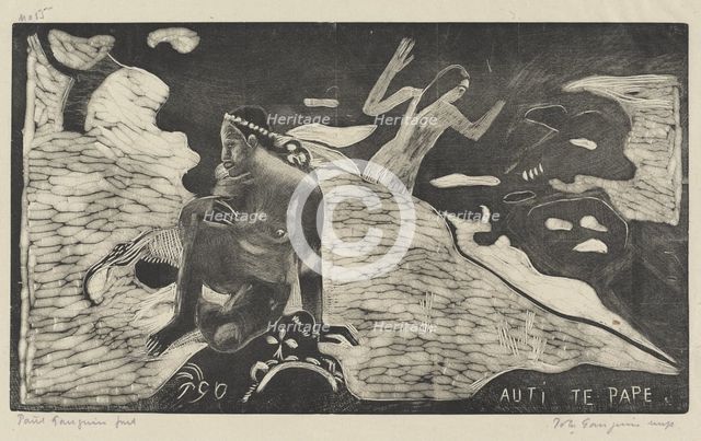 Auti te Pape (Women at the River), 1894/1895. Creator: Paul Gauguin.