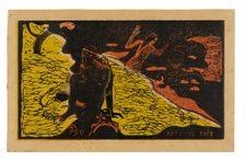 Auti te pape (Women at the River), from the Noa Noa Suite, 1894. Creator: Paul Gauguin
