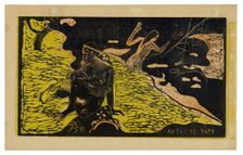 Auti te pape (Women at the River), from the Noa Noa Suite, spring/summer 1894. Creator: Paul Gauguin