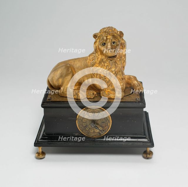 Automaton Clock in the Shape of a Lion, Germany, c. 1630. Creator: Unknown.