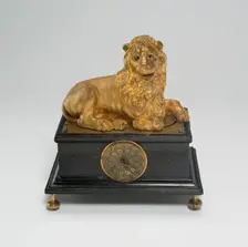 Automaton Clock in the Shape of a Lion, Germany, c. 1630. Creator: Unknown
