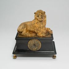 Automaton Clock in the Shape of a Lion, Germany, c. 1630. Creator: Unknown