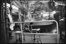 Automatic glass blowing machine, Wear Flint Glass Works, Alfred Street, Millfield, Sunderland, 1961. Creator: Eileen Deste