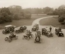 Automobile Club of North Wales, Bangor, c1904	. Creator: John Wickens
