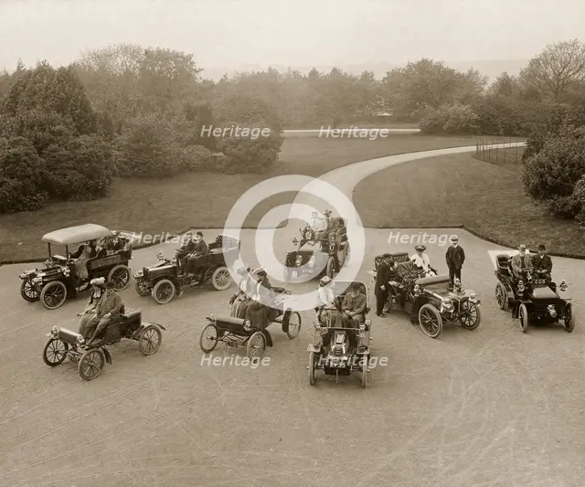 Automobile Club of North Wales, Bangor, c1904	. Creator: John Wickens.