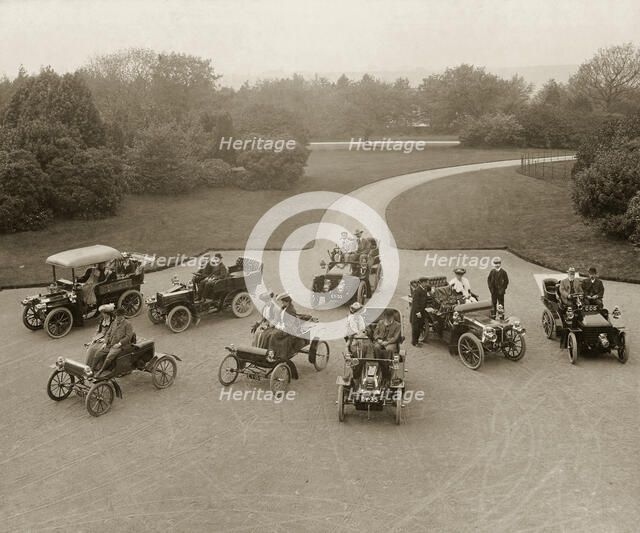 Automobile Club of North Wales, Bangor, c1904	. Creator: John Wickens.
