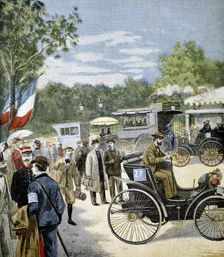 Automobile reliability trial between Paris and Rouen, sponsored by Le Petit Journal, 1894