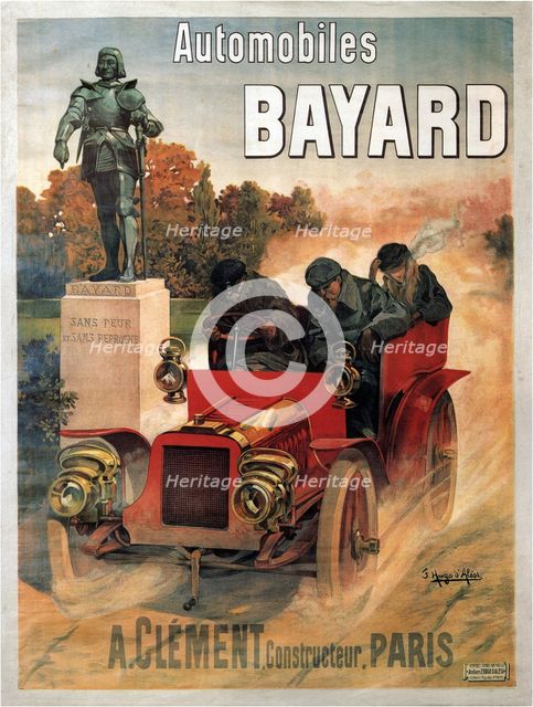 Automobiles Bayard, c. 1903-1906. Artist: Hugo d'Alesi, Frédéric (1849-1906)