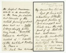 Autograph Letter, 20 June 1875. Creator: Julia Margaret Cameron