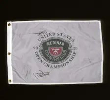 Autographed hole flag from the US Open, 1990. Creator: Unknown