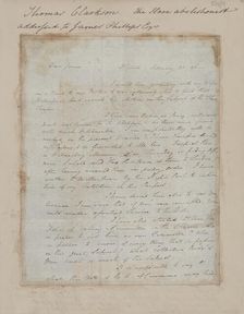 Autographed letter from Thomas Clarkson to James Phillips, 1796-02-21. Creator: Thomas Clarkson