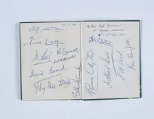 Autographs of 24 golfers, "In Praise Of Golf", 1953. Creator: Unknown