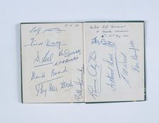 Autographs of 24 golfers, In Praise Of Golf, 1953