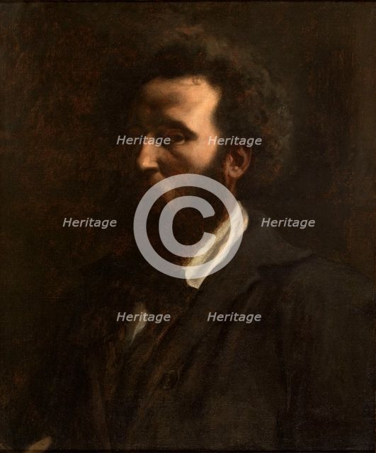 Autoportrait, 1857. Creator: Pierre Puvis de Chavannes.