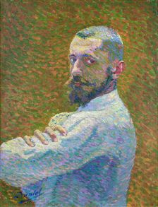 Autoportrait à la veste blanche, 1889. Creator: Monfreid, George-Daniel (Géo) de (1856-1929)