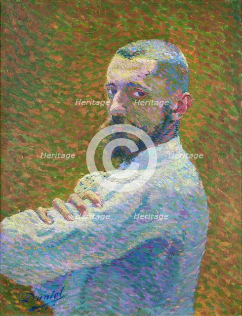 Autoportrait à la veste blanche, 1889. Creator: Monfreid, George-Daniel (Géo) de (1856-1929).