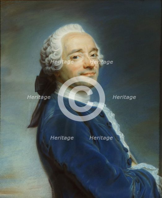 Autoportrait au jabot de dentelle (Self-portrait with Lace), c. 1750.