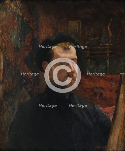 Autoportrait, between 1880 and 1889. Creator: Charles Cottet.